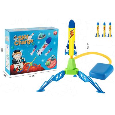 China Best Selling Durable Plastic Rockets Boy Soft Air Sport Toys Gift For Stomp Rocket Toys for sale