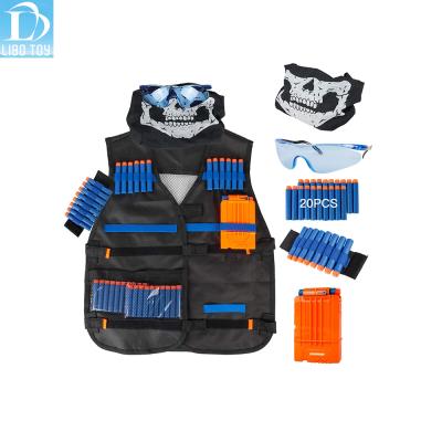 China Elite Vest Kids Light Weight Adjustable Tactical Vest Equipped Gun Tactical Children's Toys Play Game for sale