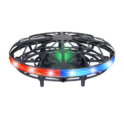 China 2022 Hot Selling Gesture Spinner Mode Gesture Feeling Mini Drone With LED Light Flight Ball Toys Flying Toy Boy Toy for sale