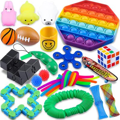 China Custom Plastic Success Push Noise Bubble Stir Toy Pack Adhd Sensory Toy Set for sale