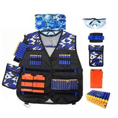 China Manufacturer Direct Sales Kids Tactical Vest Kit Comfortable For Nerf Guns N-Strike Elite Series Nerf Invest Toys For Boys And Girls for sale