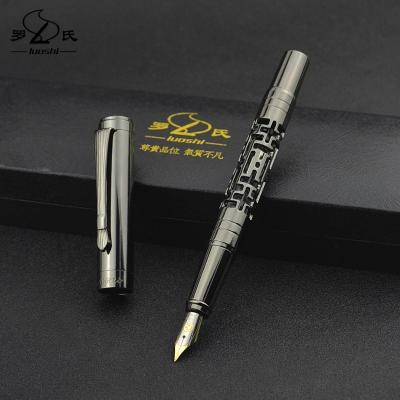 China Luxury Fountain Pen Business Writing Signing Calligraphy Metal High Quality Durable Parks Office School Stationery Fountain Pen for sale