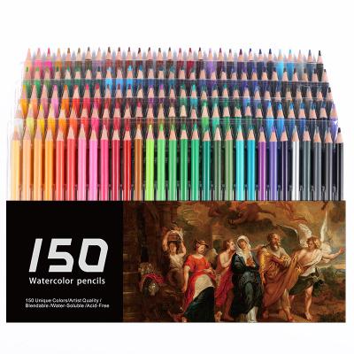 China Promotion\Business\School\Office Watercolor Pencils Set 150 Professional Colored Pencils Set Pencil Soft Sharpener Drawing Supplies For Adult Children 05885 for sale