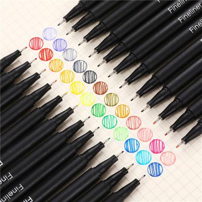 China 36 Pcs Office School 0.4mm Eco-friendly Professional Fineliners Learning Professional Colorful Color Numbers Cartoon Design Pen 04031 for sale