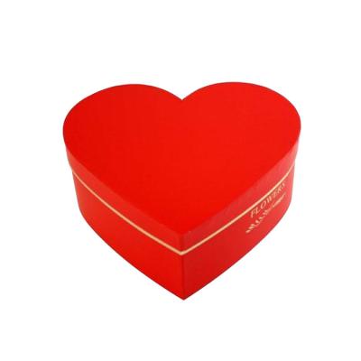 China Custom Wholesale Custom Empty Recyclable Love Heart Gift Boxes For Valentine Day for sale