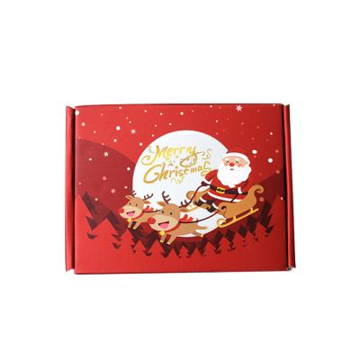 China Practical 2021 Recyclable Christmas Product High Durability Custom Packaging Gift Box With Logo for sale