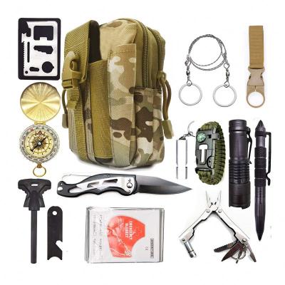 China Emergency Disaster Survival Bag Outdoor Tactical Camping Survival Kit for sale