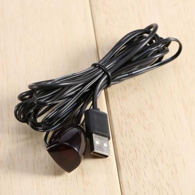 China 3.5mm IR Auto Infrared Transmitter Receiver Extension Cable Remote Control Cable with LED Light NEW for sale