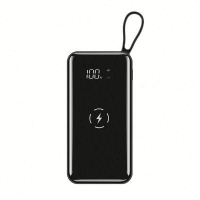 China 2021 Universal Newcomers Trending Phone Charger Qi Wireless Powerbank 20000mah for sale