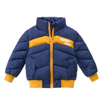 China Anti-wrinkle Kids Cotton Winter Coat Deeper Down Hooded Warm Zipper Sweater Suit Boys Windproof Baby Kids Jacket Girls Outwear for sale