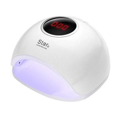 China Professional 72W LED Nail Dye UV Lamp Nail Dryer For Gels Polishes With 4 Timer Setting Smart Auto Sensor for sale