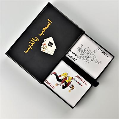 China Entertainment Playing Plastic Waterproof Playing Cards Plastic Cards Wholesale Poker Playing Plastic Waterproof Playing Cards for sale