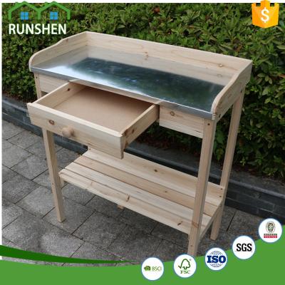 China Plant Potting Bench Garden Work Bench Station Outdoor Planting Flowers Or Vegetables for sale