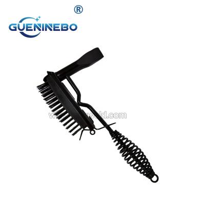 China Machinist Hammer GNBCH-03 Spring Handle Welding Chipping Hammer With Wire Brush for sale