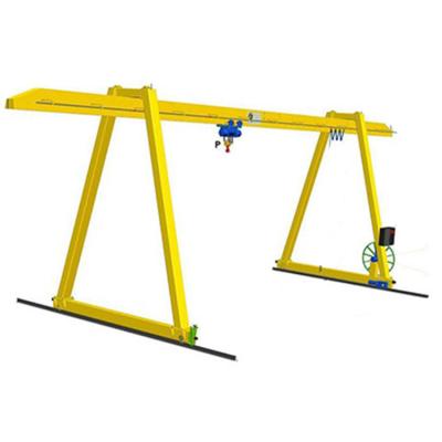 China Electric Gantry Crane Single Girder Gantry Two Console Hoist 10t for sale