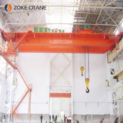 China Bridge Crane Cabin Control Double Girder Overhead Crane 50 Ton for sale