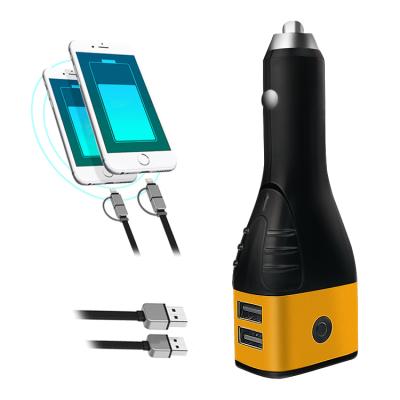 China Multifunction Multifunctional AC DC USB Car Charger Mini Powerbank 2600mah With Flashlight for sale