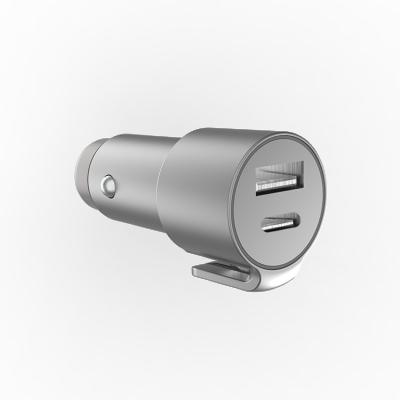 China Supermarket led torch 5v 3.1a type c car charger with dual usb port for sale