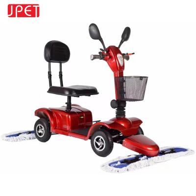 China Supplier 52Kg Professional Manual Electric Floor Trolley Drum Brake Dust Brush Drum Brake Mopping Cleaning Machine for sale