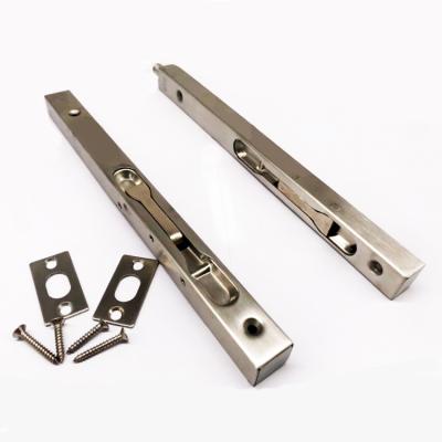 China Modern Good Quality SS 304 Material Flush Bolt For Wooden Door BOX Slide Door Lock Flush Bolt for sale