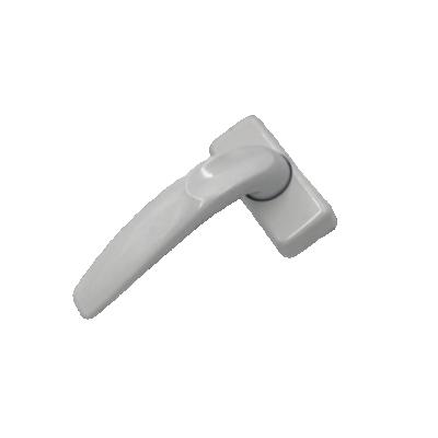 China HANDLE WITH FINGER DESIGN DOUBLE HEADS OPEN UPVC Aluminum Accessories Sliding Zinc Door Window Handle for sale