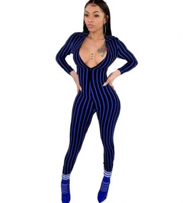 China Anti-Wrinkle DN8192 XS XL Summer 2020 Wholesale Hot Long Sleeve Camouflage Bodycon Romper Women Overalls for sale