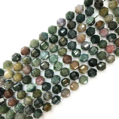 China 10mm Indian Agate Bead Bracelet Fashionable Natural Stone Tip Double Bead Strands for sale