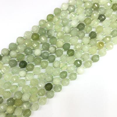 China Trendy Type Real New Loose Mountain Jade Stone Beads 8mm Lantern Bracelets for sale