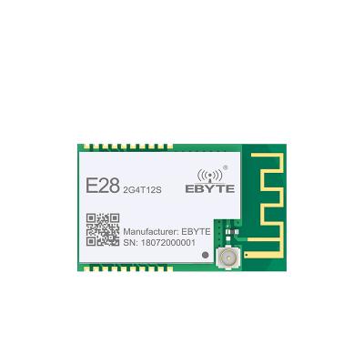 China Wireless IOT E28-2G4T12S Semtech SX1280 UART 3Km 2.4GHz 12dBm SMD 17.5*28.7mm LoRa Wireless Transmitter RF Module for sale