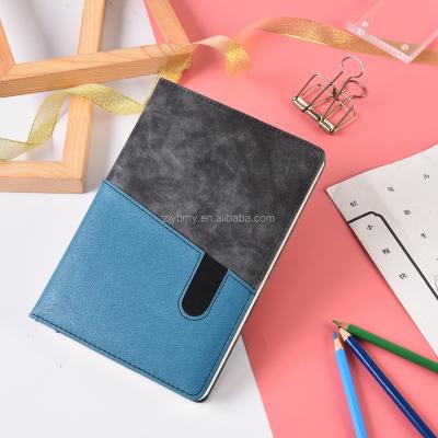 China Cheap Hardcover A5 OEM Customized Color Leather Book Notebook Paper Lines With Leader Line for sale