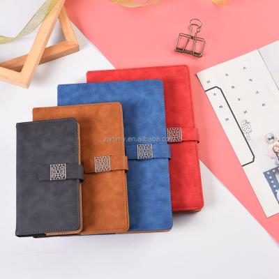 China Custom Printing A5 Hardcover Notebook Good Quality Leather Hardcover Diary Notebook School Notebook Students for sale