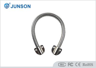 China Zinc Alloy Head Access Control Cable Stainless Steel Door Loop 400mm Inside Diameter 10mm for sale