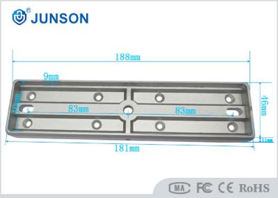 China 90° Open Electromagnetic Lock Sandblast Finishing Zinc Alloy Bracket for sale