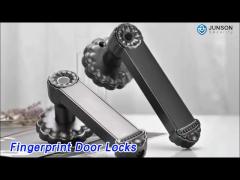 Inside Fingerprint Door Locks Smart Zinc Alloy Fast Identification For Home