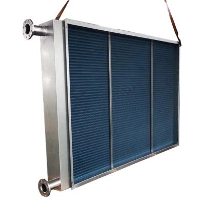 China Hotels Vertical Tube Fin Heat Exchanger Cooling Coil Wort Refrigerator Heat Exchanger for sale