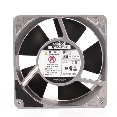 China New R87F-A4A15HP Japan Omron OMRON 200V 120x120x38 12038 fansedge 12cm original aluminum frame axial flow hotels duct fan for sale