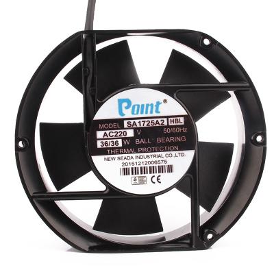 China Hotels Original Polnt SA1725A2/A1 HBL 220V/110V 50/60HZ 36W Cabinet 172X150X51MM 1725117CM Crossflow fade bakershadow fan for sale