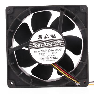 China Sanyo hotels original 109P1324S1D01127X127X38MM 12738 12CM 24V 0.55A fan inverter fan bakershadow ventilation fansedge fan for sale