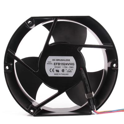 China Original Delta 17050 17CM DC24V 1.70A EFB1524VHG 17CM frequency converter fan from Taiwan hotels for sale