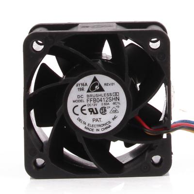 China original heat dissipation 0violent industrial fansedg server computer hotels delta 4028 40X40X28mm 4cm 12V 0.6A FFB0412SHN fan for sale