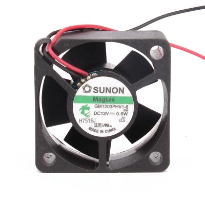 China Hotels New SUNON Built 3CM Fan 3015 30x30x15MM 3cm 12V 0.6W GM1203PHV1-8 Micro Quiet Large Axial Flow Large Silent Centrifugal Fan for sale