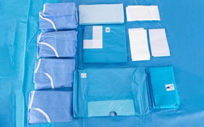 China Surgical Ophthalmic Eye Drape Pack Medical Consumables Single Use Sterile With CE ISO for sale