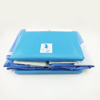 中国 Sms Disposable Tur Urology Medical Pack Non Woven Fabric Sterile Surgical Drape Sets 販売のため