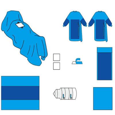 China Der sterile chirurgische Wegwerf Laparoskopie-Satz drapieren medizinischen Vliesstoff zu verkaufen