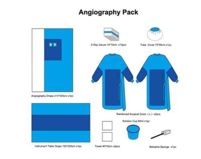 China Krankenhaus-medizinischer verbrauchbarer Wegwerfvasographie-Kit Sterile Surgical Laparotomy Drape-Satz zu verkaufen