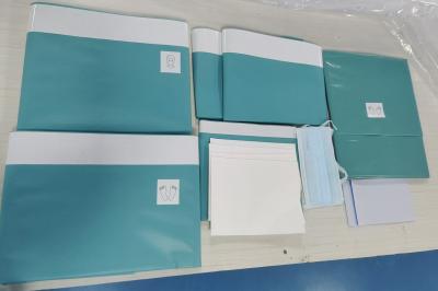 中国 Green Universal Surgical Operating Kit Procedure Pack for European Hospitals 販売のため