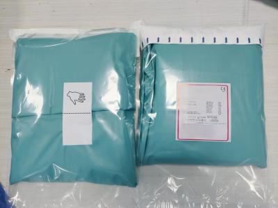 China Green Viscose Lamination Non-woven Basic Customize Surgical Pack for Hospital for sale