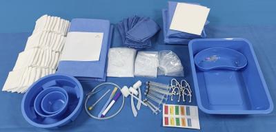 China Operation Room Disposable Surgical Angiography Pack / Intervention surgical pack for Surgery Sterile for sale