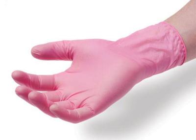 China Roze Transparante van de Handhandschoenen van pvc Beschikbare het Latex Vrije Beschikbare Vinylhandschoenen Te koop