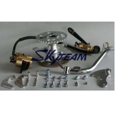 China Aluminum Alloy SkyTeam Dax Tuning Parts -- Aluminum Rear CNC Disc Brake Assy For Honda SKYTEAM DAX for sale